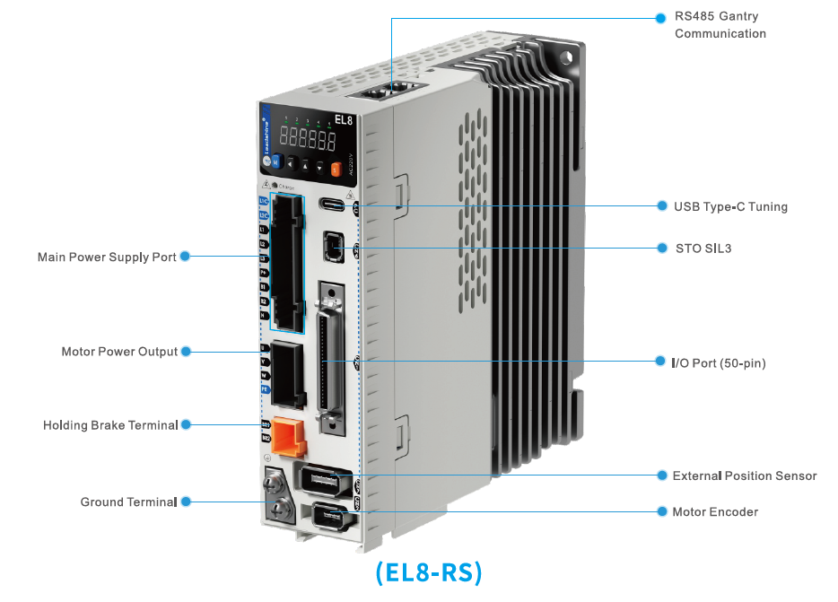 Leadshine EL8 series AC Servo Drive and ELM series AC Servo Motor-2