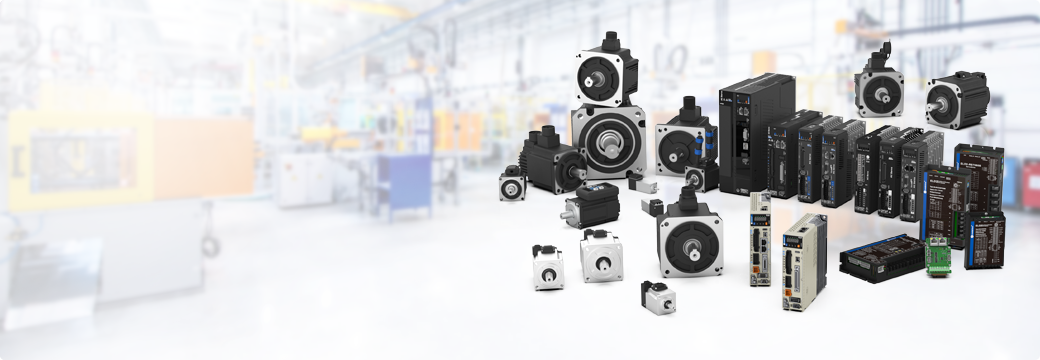 AC and DC servo motors