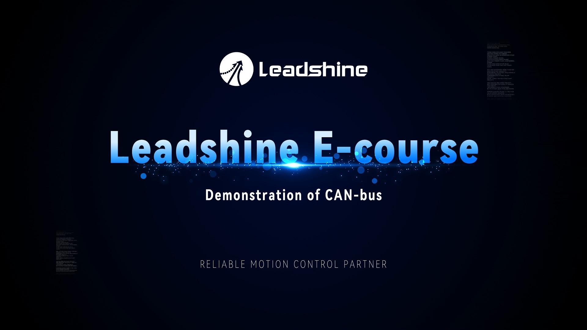 How to Control Leadshine iSV2-CAN Integrated Servo Motors with CAN BUS Tool