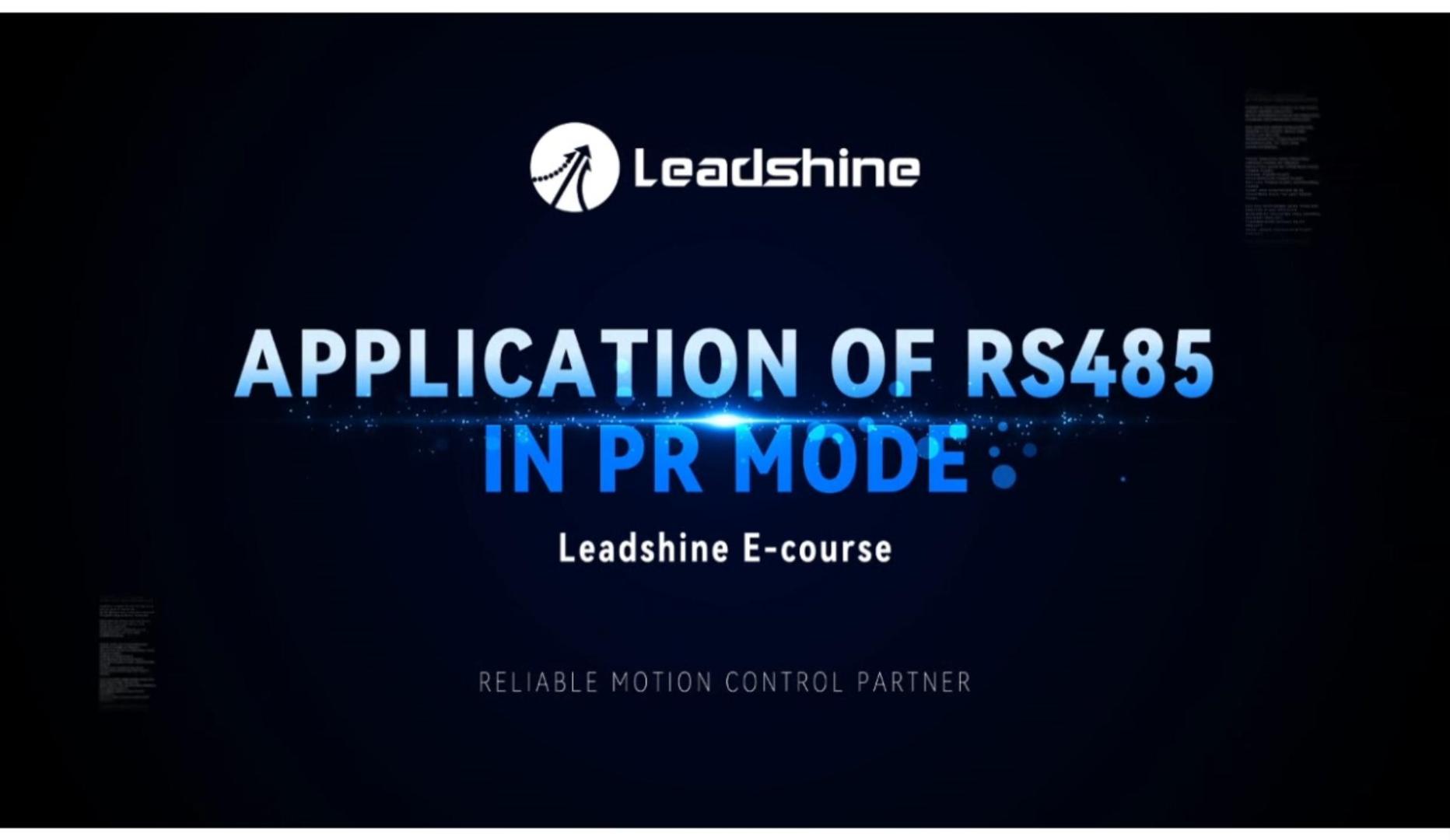 Leadshine PR Mode Application with Modbus Communication