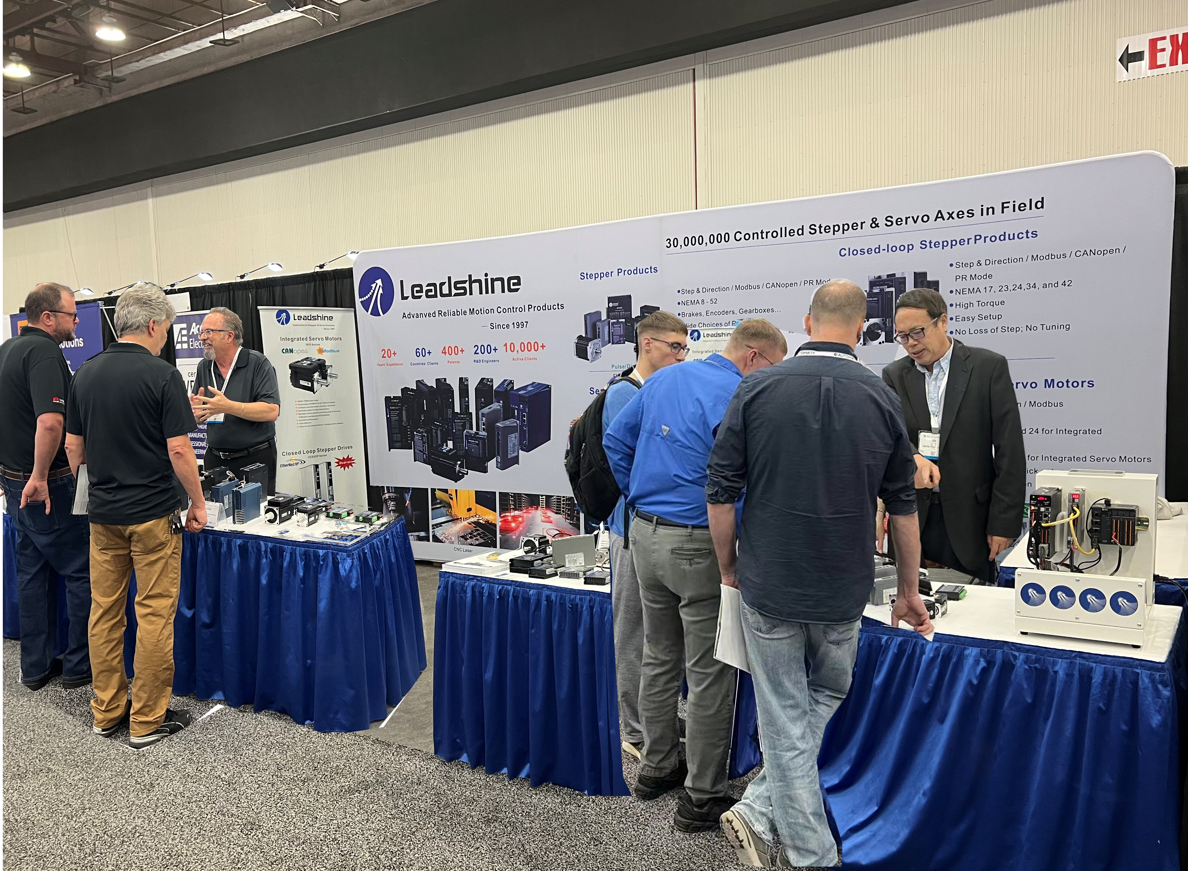 Leadshine’s rich collection of newest products and brand new website debuted at Automate Show 2022