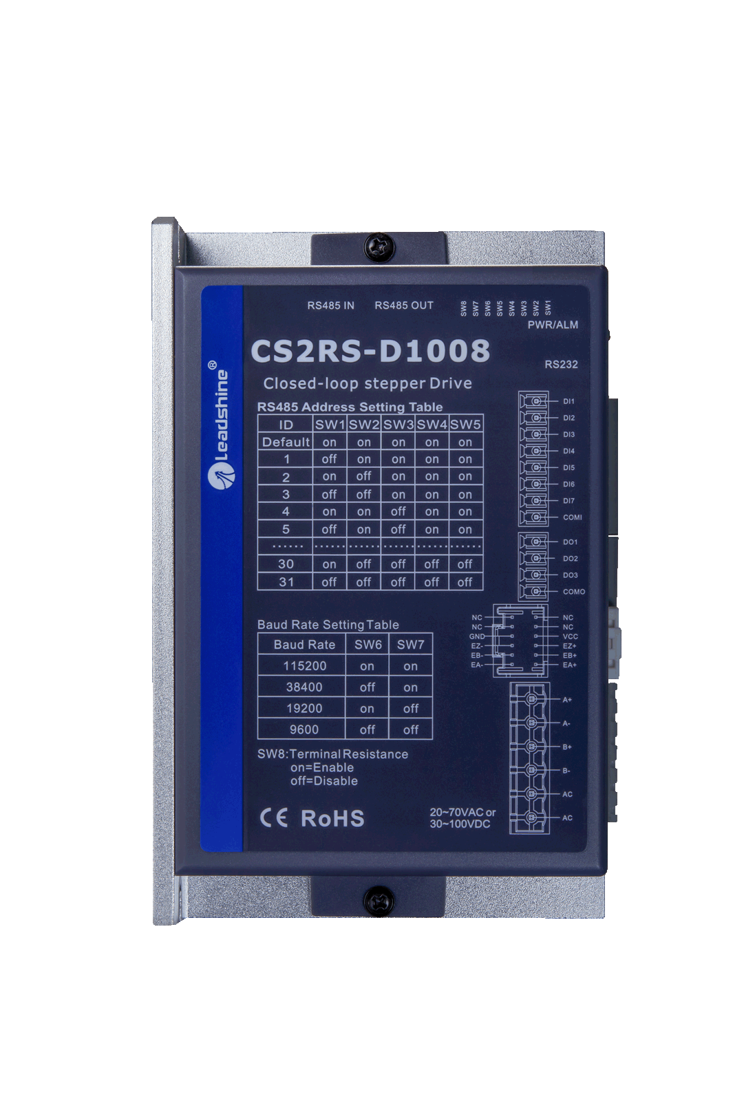 CS2RS-D1008 Closed Loop Stepper Drive